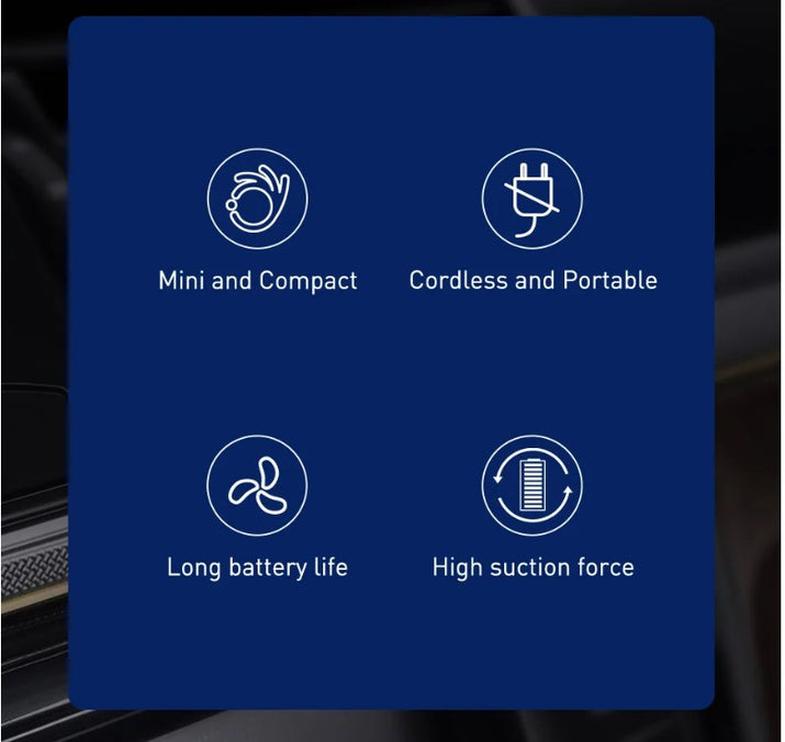 Baseus A1 Car Vacuum Cleaner 4000Pa Wireless Vacuum For Car Home Cleaning - Black_2