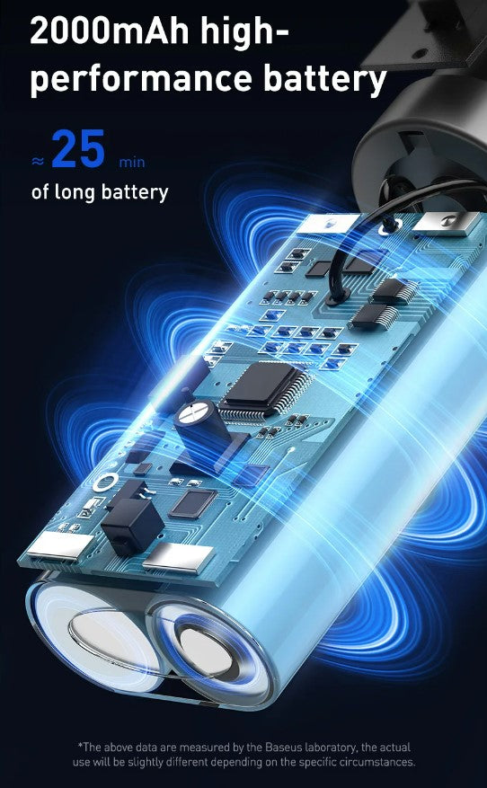 Baseus A1 Car Vacuum Cleaner 4000Pa Wireless Vacuum For Car Home Cleaning - Black_6