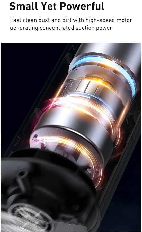 Baseus A1 Car Vacuum Cleaner 4000Pa Wireless Vacuum For Car Home Cleaning - White_6