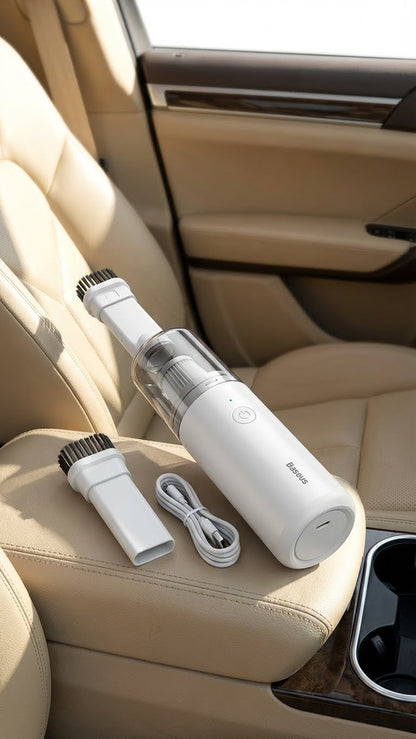 Baseus A1 Car Vacuum Cleaner 4000Pa Wireless Vacuum For Car Home Cleaning - White